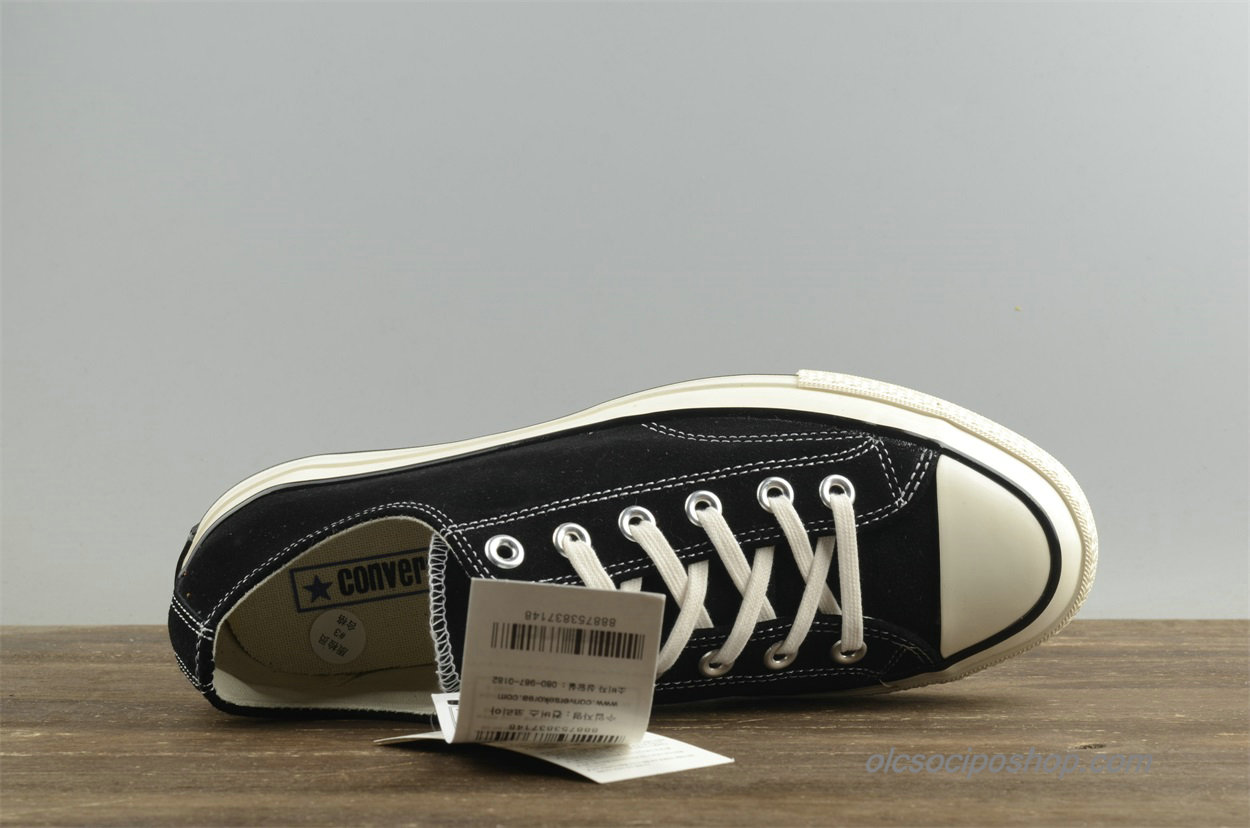 Converse Chuck Taylor All Star 1970s Low Suede Fekete Cipők (157452C)