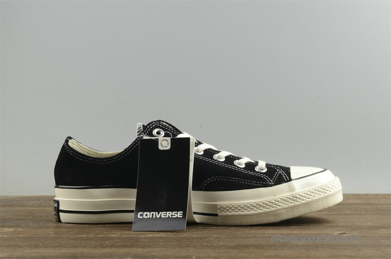 Converse Chuck Taylor All Star 1970s Low Suede Fekete Cipők (157452C)