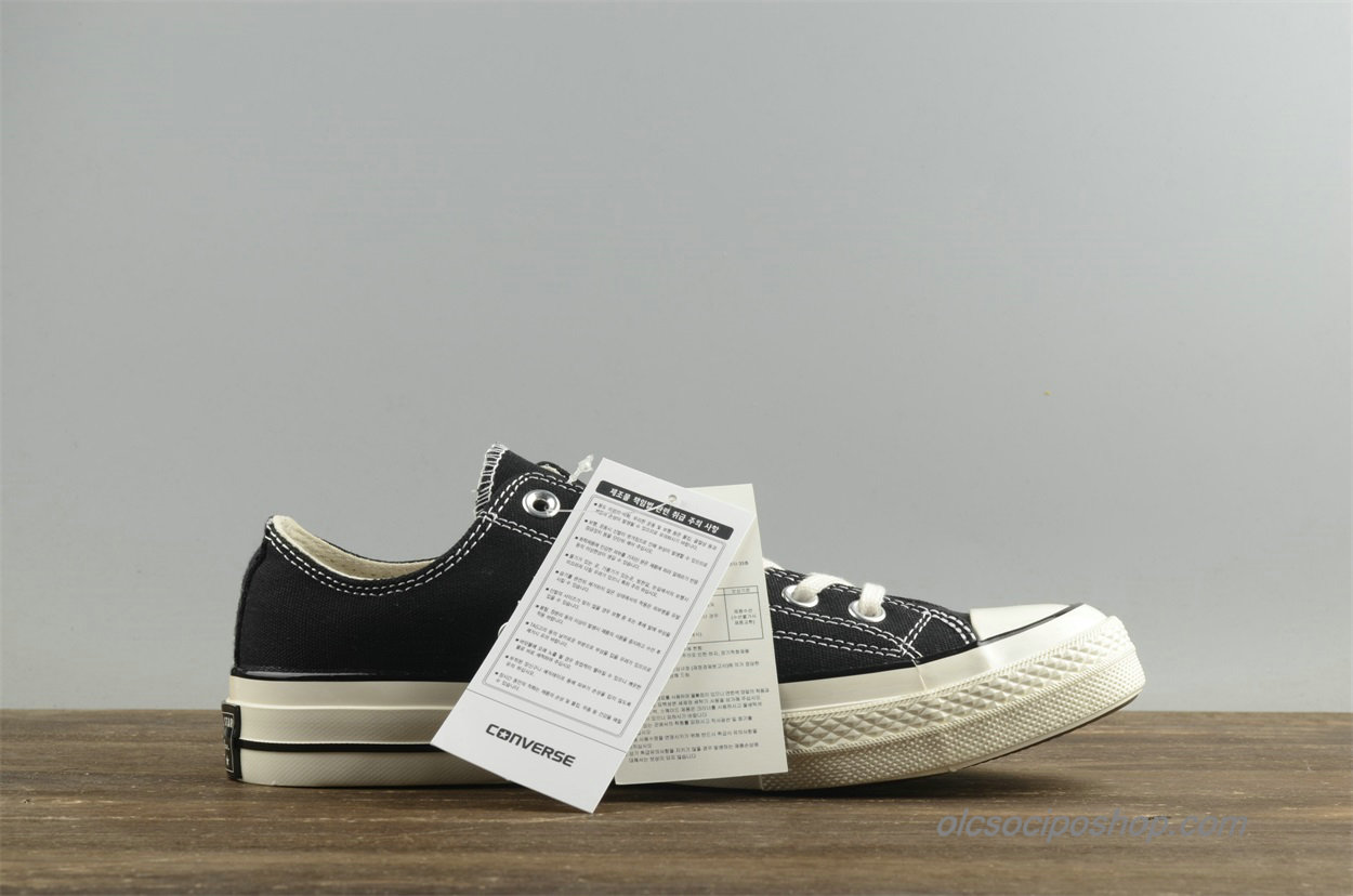 Converse Chuck Taylor All Star 1970s Low Fekete Cipők (144757C)
