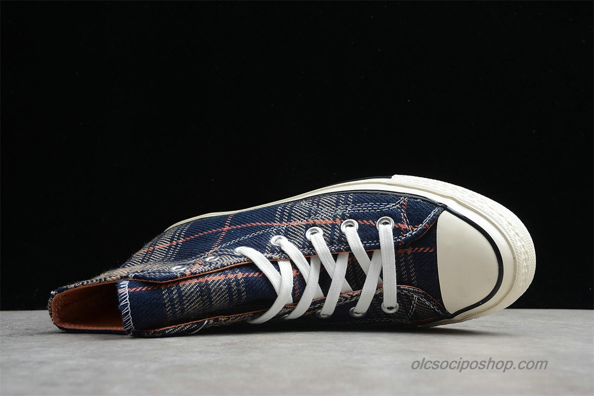 Converse Chuck Taylor All Star 70 HI Sötétkék/Plaid Cipők (162406C)