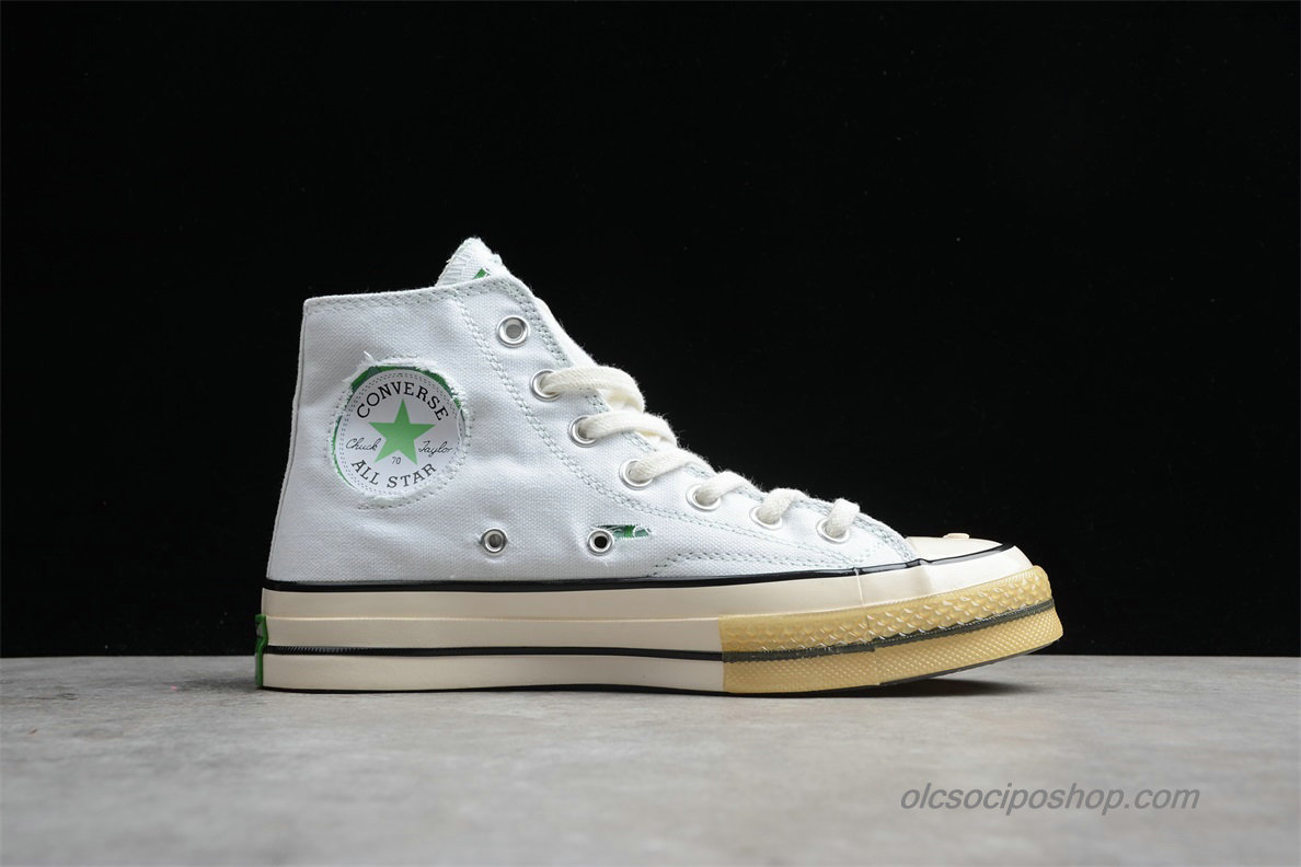 Converse Chuck Taylor All Star 70 HI Fehér/Zöld Cipők (162978C)