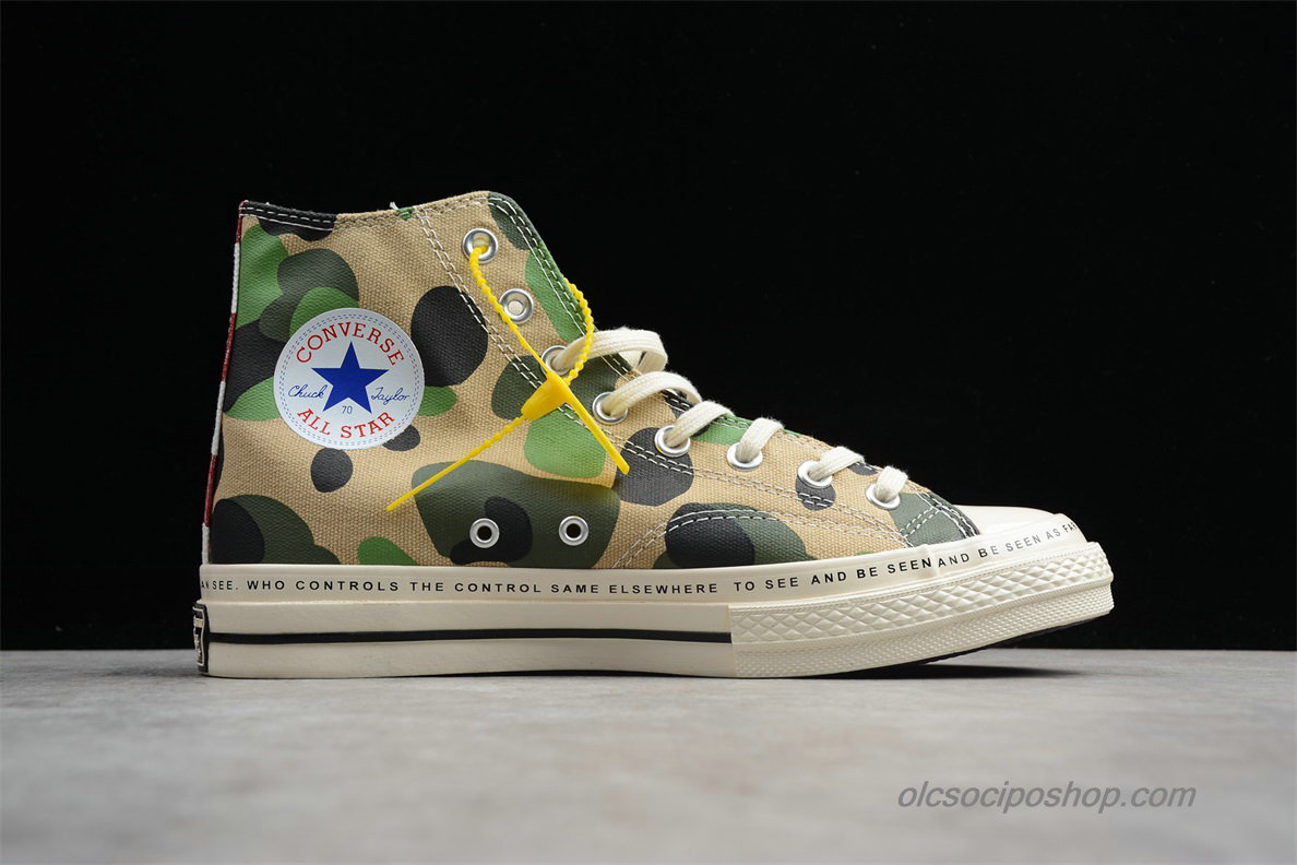 Converse Chuck Taylor All Star 70 HI Fekete/Piszkosfehér Cipők (163166C)