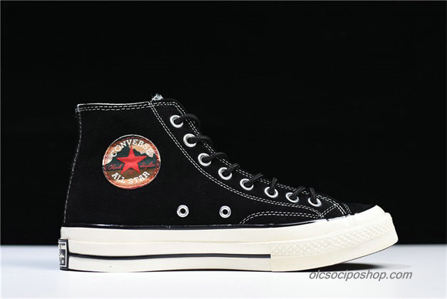 Converse Chuck Taylor All Star 70 Hi Suede Fekete Cipők (162373C)