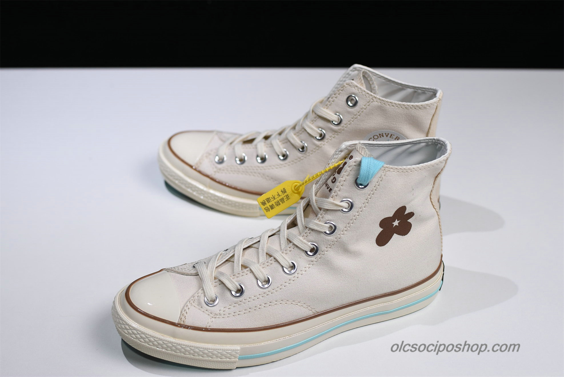 Converse Chuck Taylor All Star 70 HI Golf Le Fleur Piszkosfehér/Csokoládé Cipők (163170C)