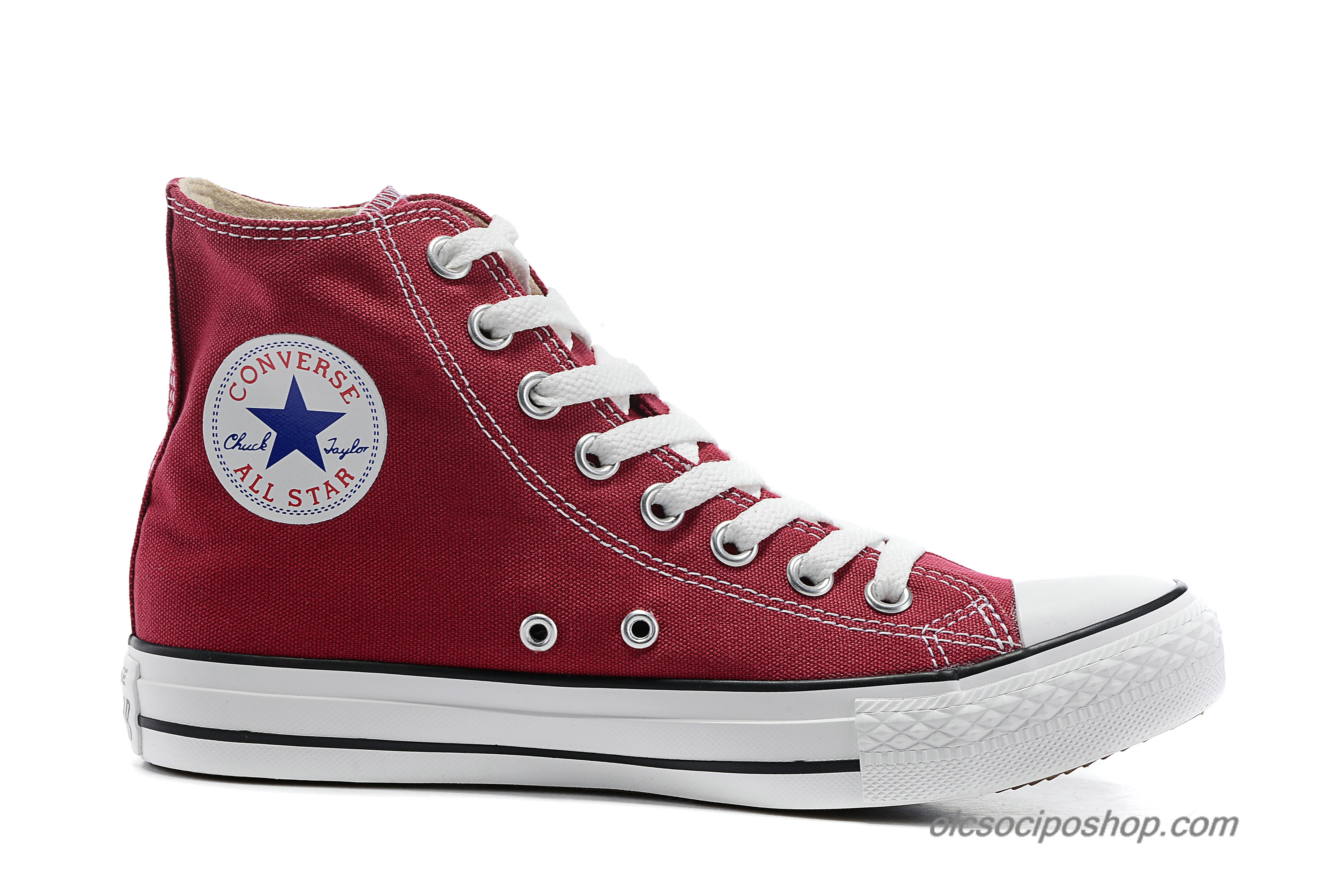 Converse Chuck Taylor All Star HI Classic Sötét vörös/Fehér Cipők (139784C)