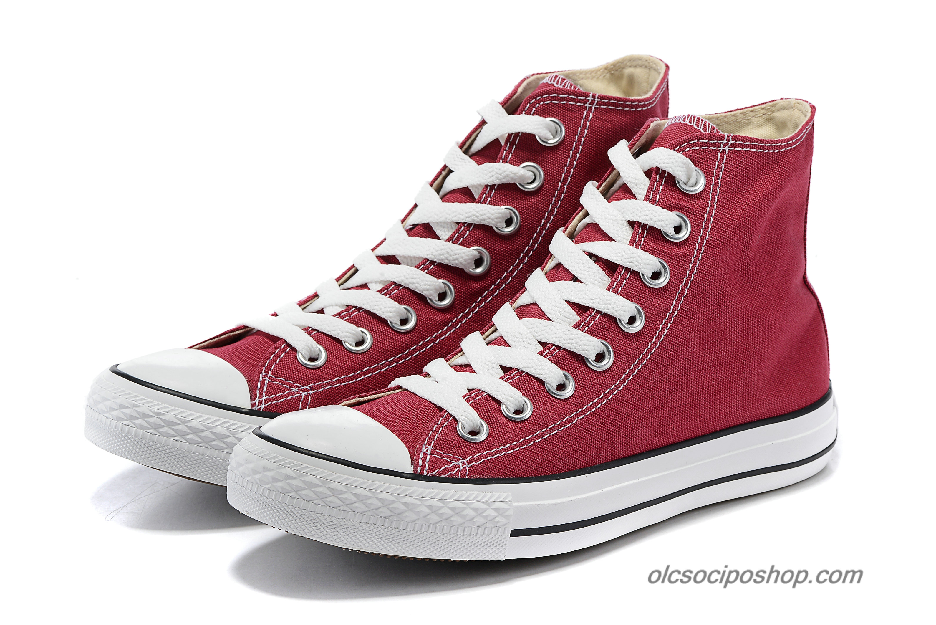 Converse Chuck Taylor All Star HI Classic Sötét vörös/Fehér Cipők (139784C)