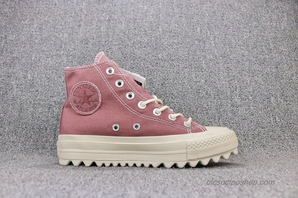 Converse Chuck Taylor All Star Lift Ripple HI Indian Piros Cipők (559859C)