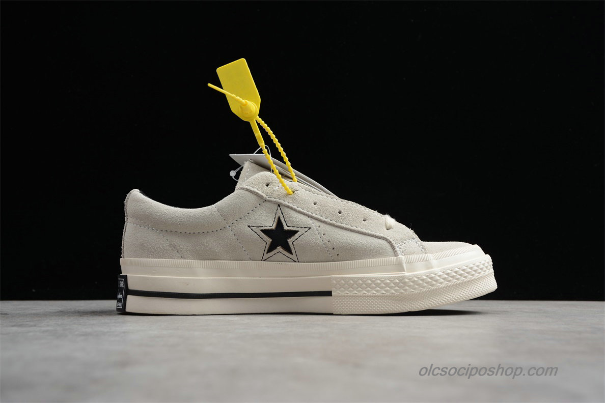 Converse One Star Premium Suede Low Piszkosfehér Cipők (158368C)