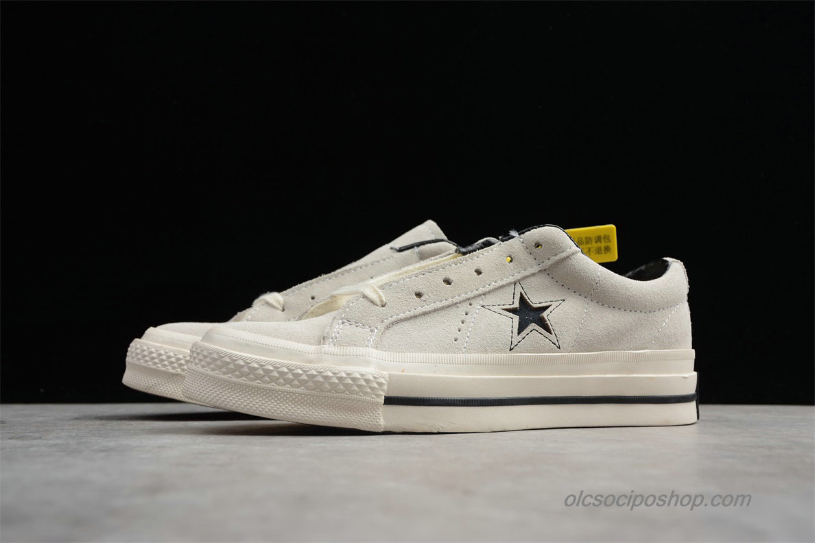 Converse One Star Premium Suede Low Piszkosfehér Cipők (158368C)