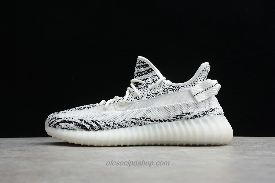 Adidas Yeezy Boost 350 V2 Fehér/Fekete Cipők (EG7961)