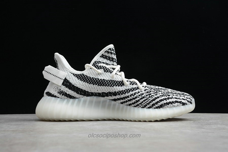 Adidas Yeezy Boost 350 V2 Fehér/Fekete Cipők (EG7961)