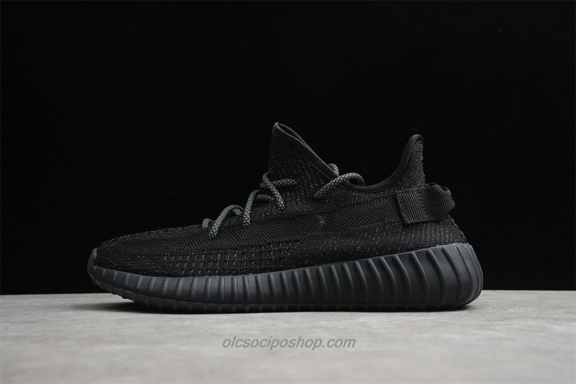 Adidas Yeezy Boost 350 V2 Fekete/Szürke Cipők (FU9007)