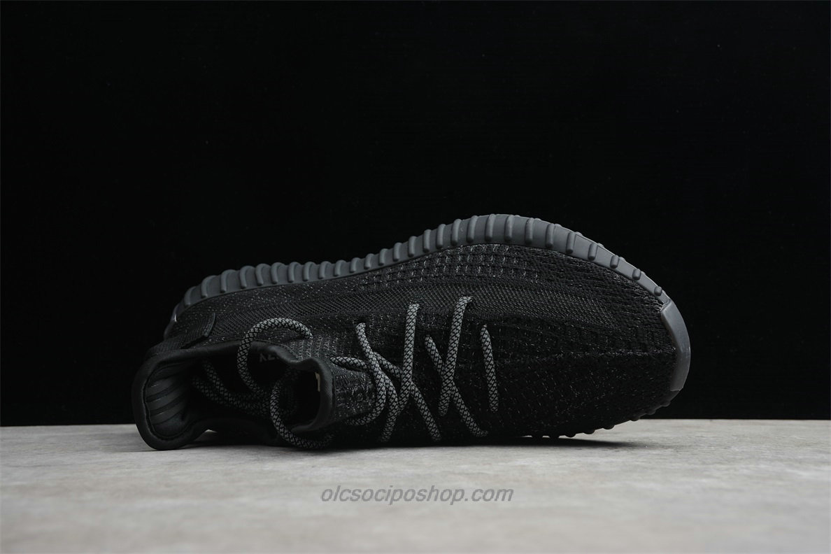 Adidas Yeezy Boost 350 V2 Fekete/Szürke Cipők (FU9007)