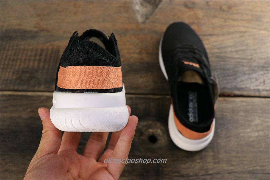 Adidas Cloudfoam QT Flex Fekete/Narancs Cipők (AQ1622)