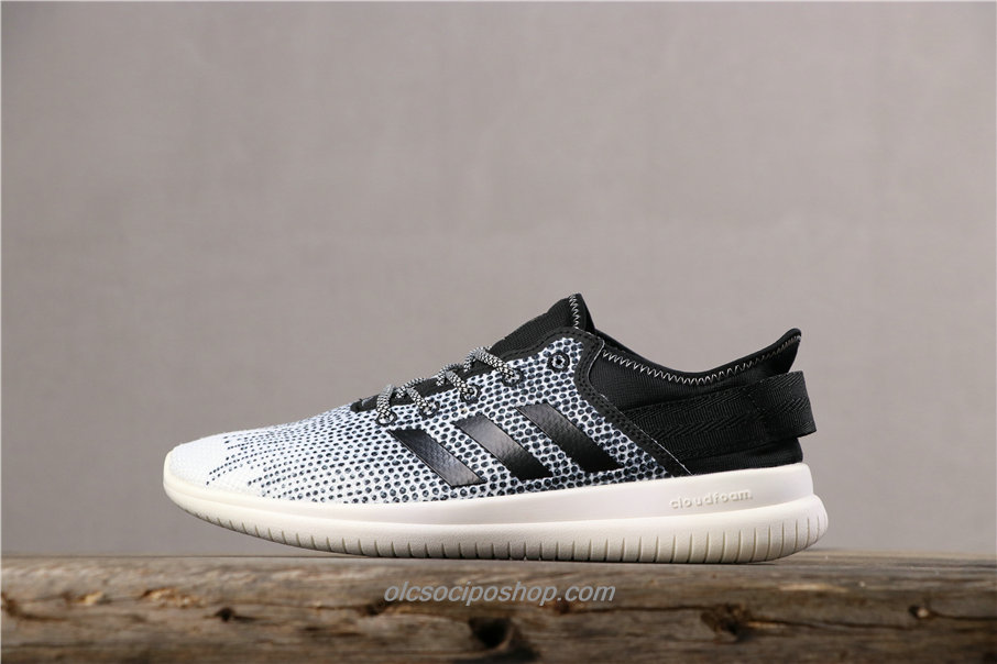 Adidas Cloudfoam QT Flex Fehér/Fekete Cipők (CG5763)