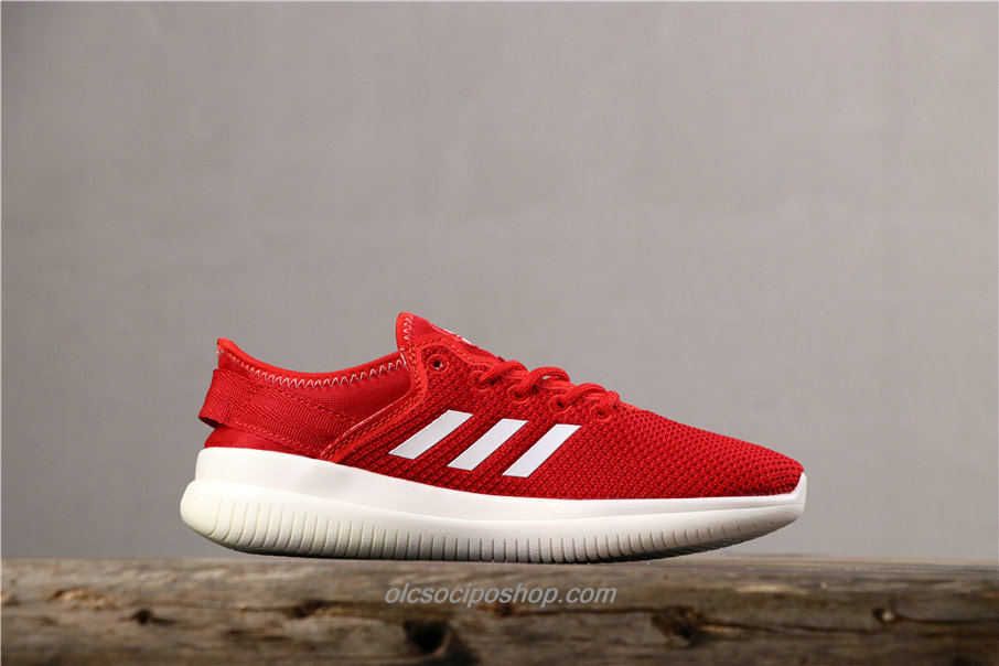 Női Adidas Cloudfoam QT Flex Piros/Fehér Cipők (AQ1619)