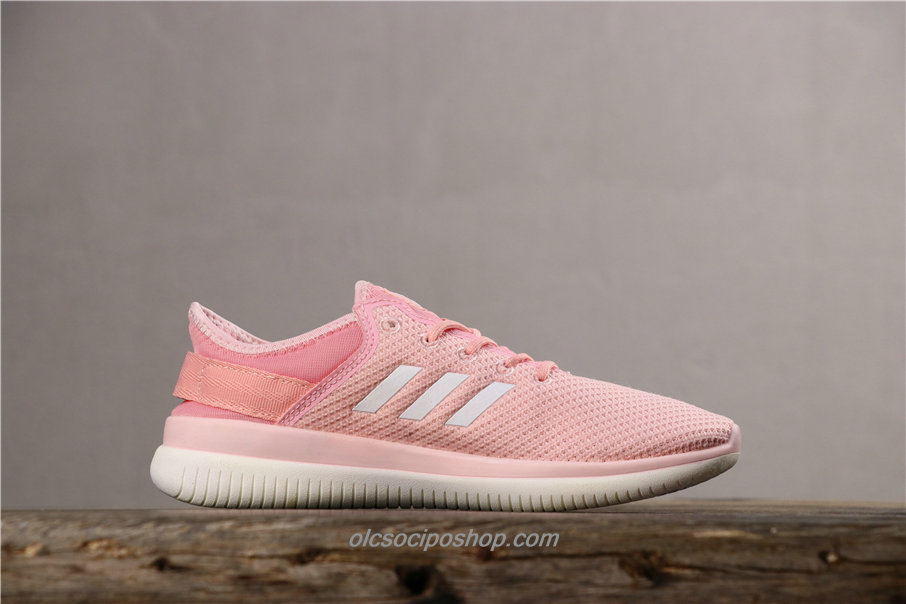 Női Adidas Cloudfoam QT Flex Rózsaszín/Fehér Cipők (CG5760)