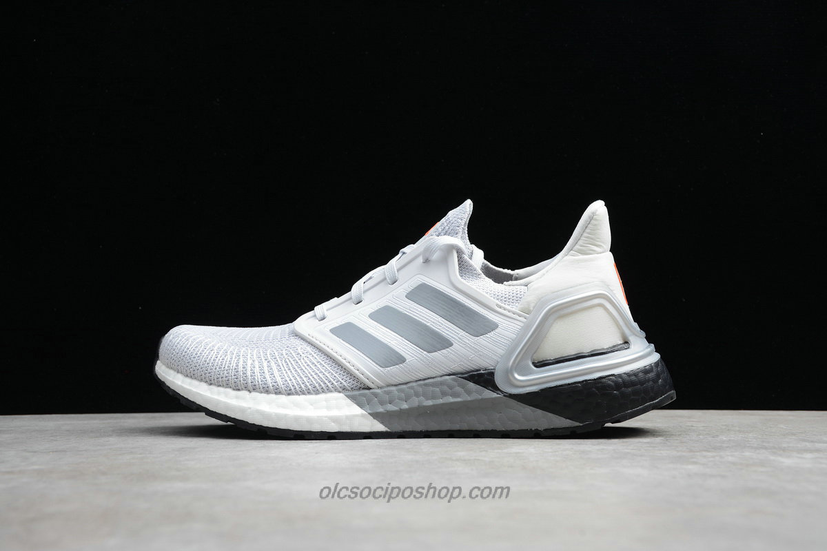 Férfi Adidas UltraBoost 20 CONSORTIUM Fehér/Szürke/Fekete Cipők (EG0755)