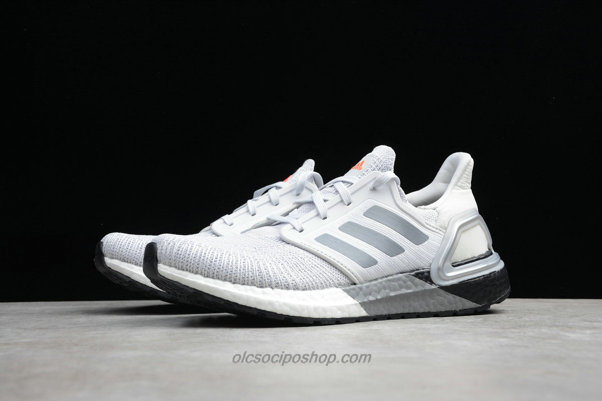 Férfi Adidas UltraBoost 20 CONSORTIUM Fehér/Szürke/Fekete Cipők (EG0755)