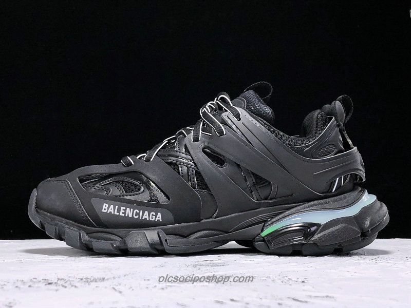 Balenciaga Tess S. Gomma Low Top Fekete Cipők