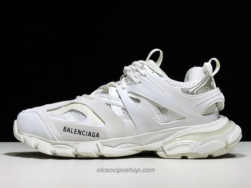 Balenciaga Tess S. Gomma Low Top Fehér/Ezüst Cipők