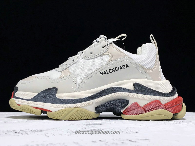 Balenciaga Triple S Dad Fehér/Homok/Fekete Cipők