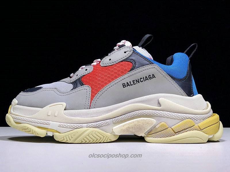 Balenciaga Triple S Dad Szürke/Piros/Kék/Fekete Cipők