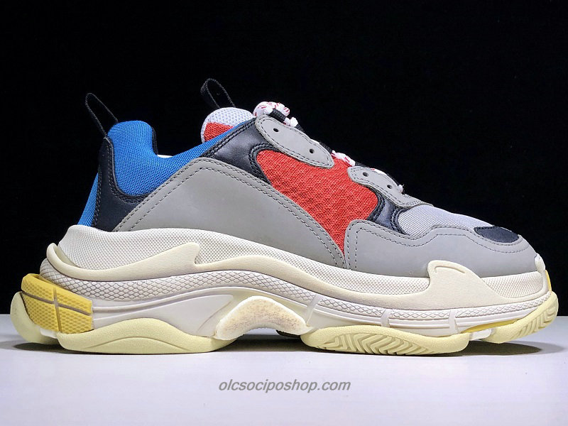 Balenciaga Triple S Dad Szürke/Piros/Kék/Fekete Cipők