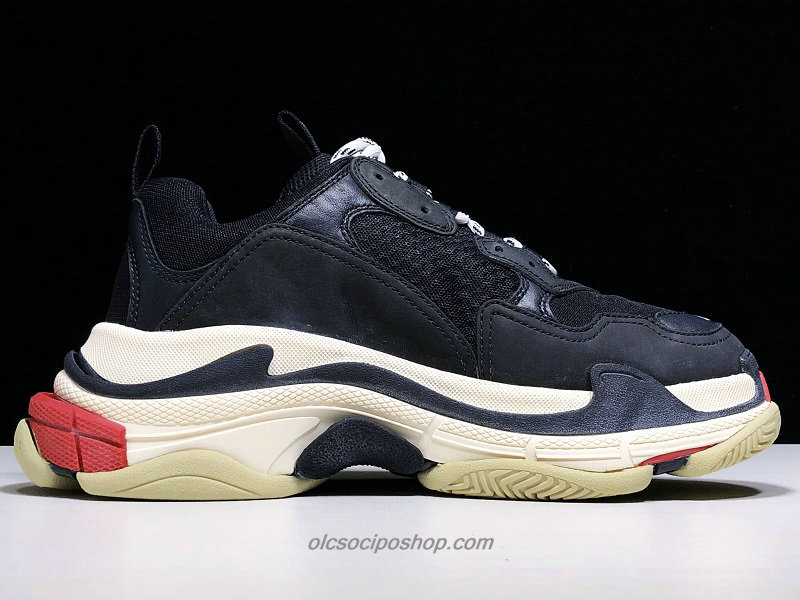 Balenciaga Triple S Dad Fekete/Fehér/Piros Cipők