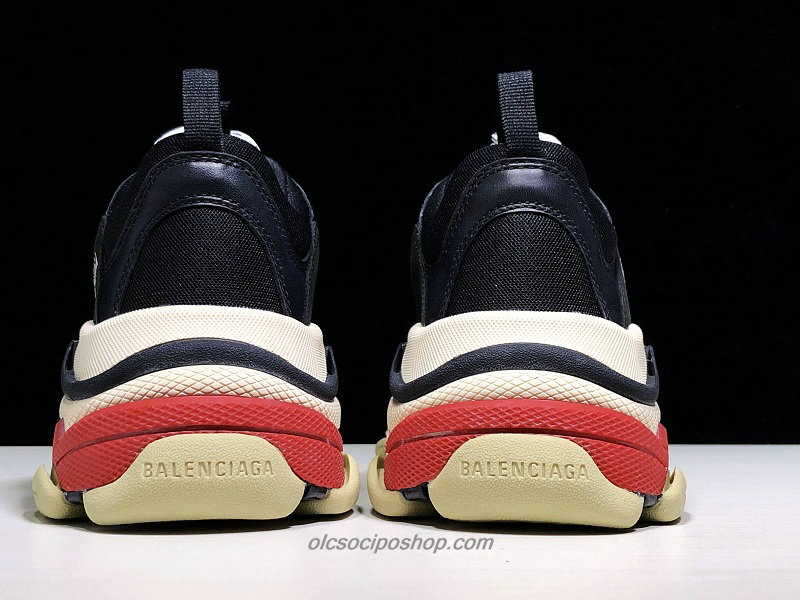 Balenciaga Triple S Dad Fekete/Fehér/Piros Cipők