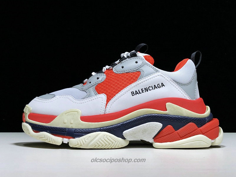 Balenciaga Triple S Dad Világos szürke/Piros/Fekete Cipők