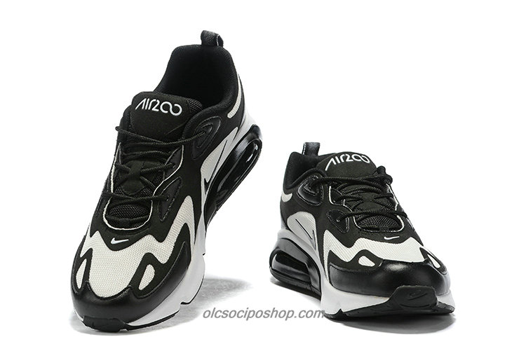 Férfi Nike Air Max 200 Fehér/Fekete Cipők (AQ2568 002)