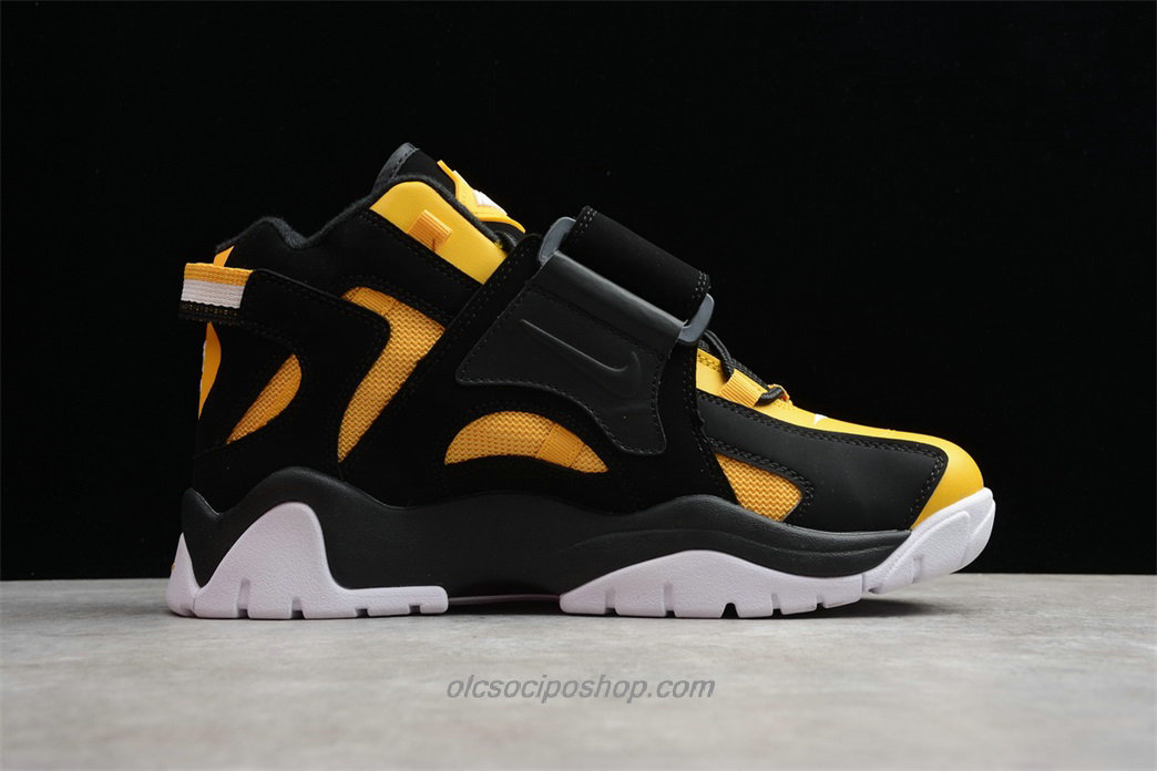 Nike Air Barrage Mid QS Fekete/Sárga/Fehér Cipők (CD9329 002)