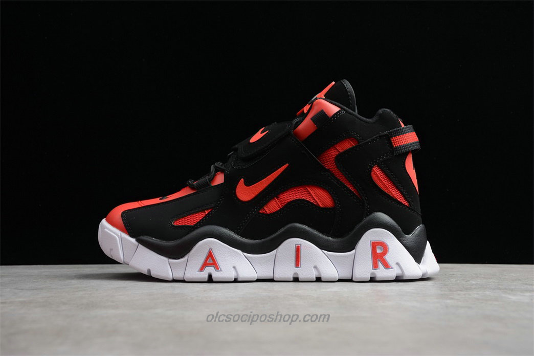 Nike Air Barrage Mid QS Piros/Fekete/Fehér Cipők (CD9329 006)