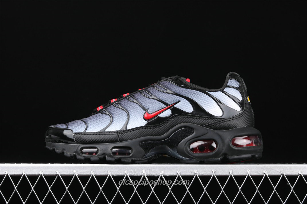 Férfi Nike Air Max Plus TXT Fekete/Szürke/Piros Cipők (CI2299 001)