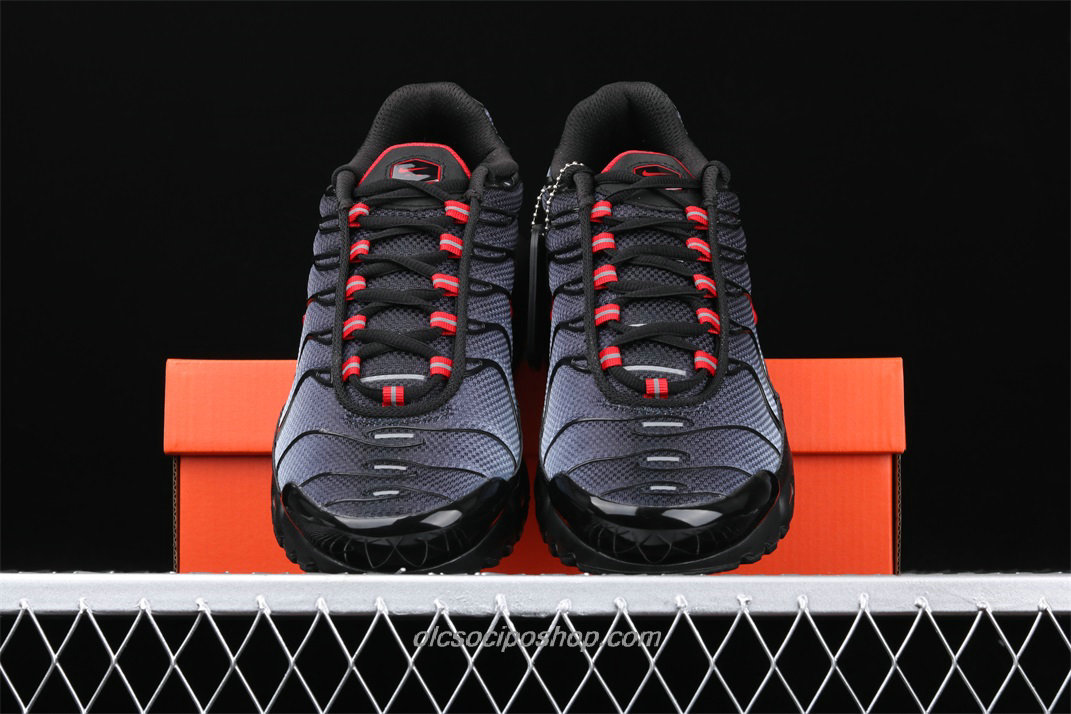 Férfi Nike Air Max Plus TXT Fekete/Szürke/Piros Cipők (CI2299 001)