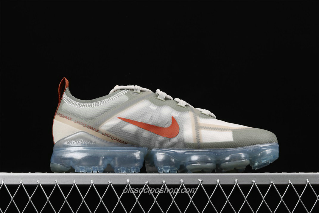 Férfi Nike Air VaporMax 2019 Szürke/Fehér/Piros Cipők (AR6631 300)