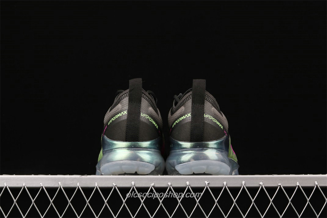 Férfi Nike Air VaporMax 2019 Fekete/Szürke/Zöld Cipők (AT6810 001)