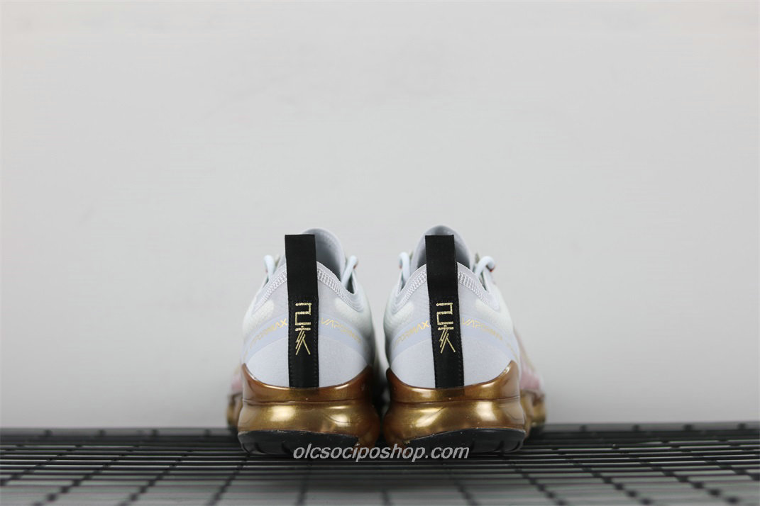 Férfi Nike Air VaporMax 2019 Fehér/Arany/Piros Cipők (BQ7038 001)