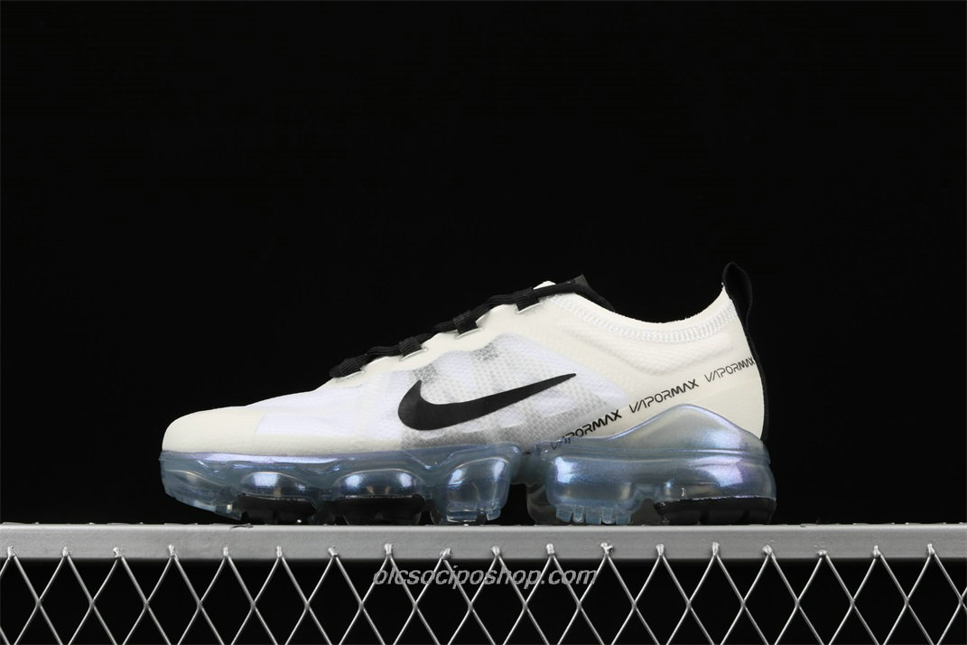 Női Nike Air VaporMax 2019 Fehér/Homok/Fekete Cipők (AR6632 100)