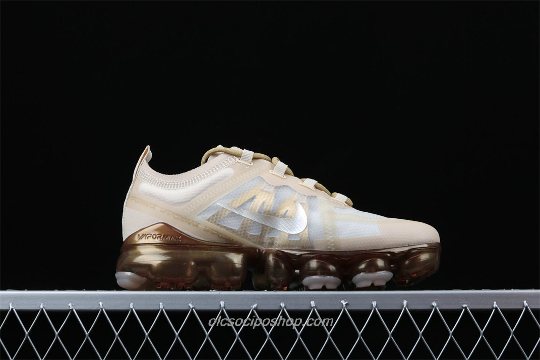 Női Nike Air VaporMax 2019 Fehér/Bézs/Barna Cipők (AR6632 101)