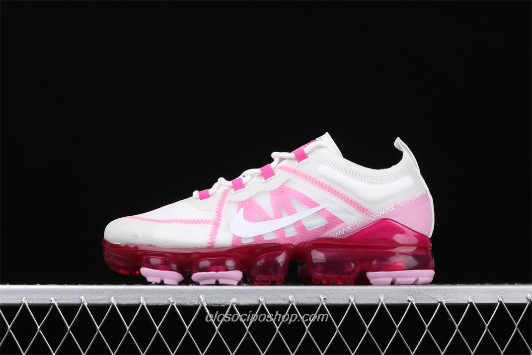 Női Nike Air VaporMax 2019 Fehér/Rózsaszín Cipők (AR6632 105)