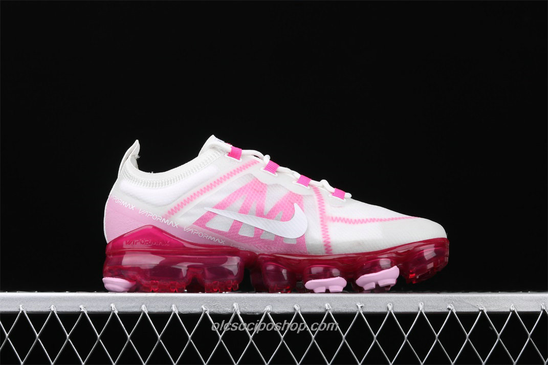 Női Nike Air VaporMax 2019 Fehér/Rózsaszín Cipők (AR6632 105)