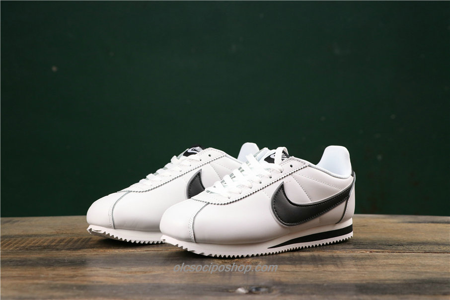 Nike Classic Cortez Nylon Premium Fehér/Fekete Cipők (807671102)