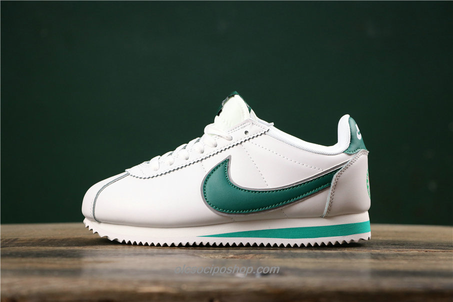 Nike Classic Cortez Nylon Premium Fehér/Zöld Cipők (807671103)