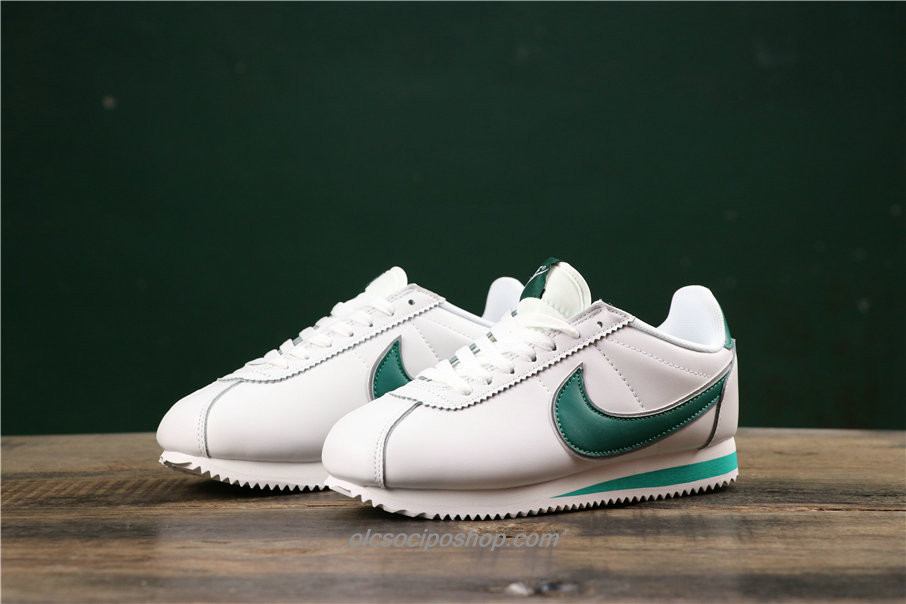 Nike Classic Cortez Nylon Premium Fehér/Zöld Cipők (807671103)
