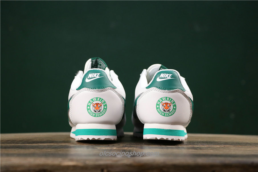 Nike Classic Cortez Nylon Premium Fehér/Zöld Cipők (807671103)