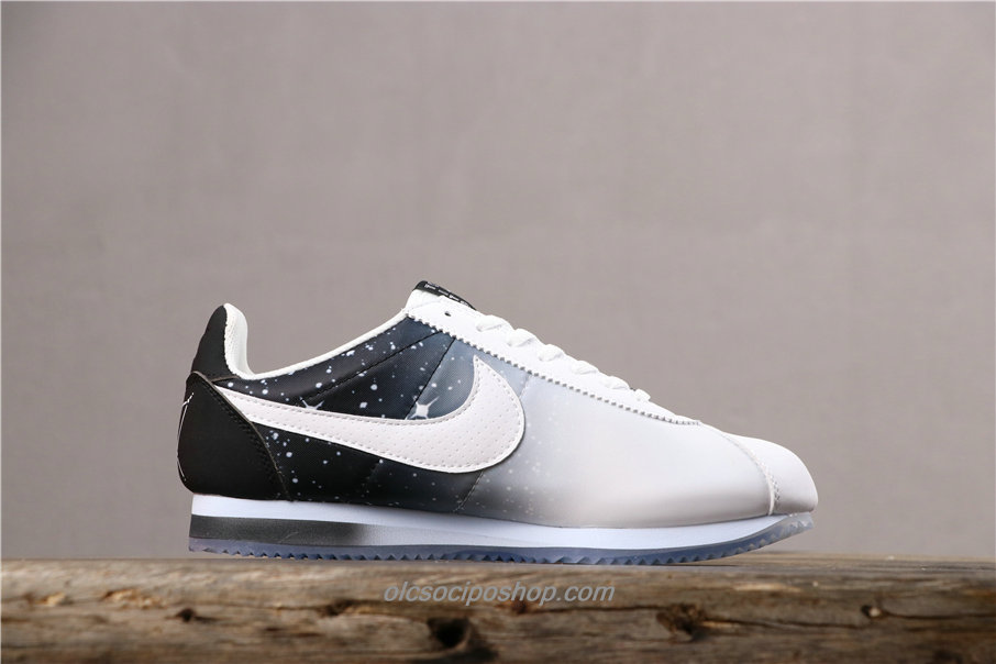 Nike Classic Cortez Nylon Premium Fehér/Szürke/Fekete Cipők (BV9262 403)