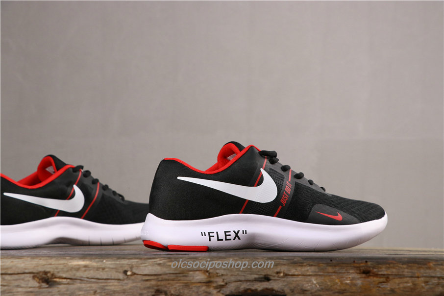 Nike Flex Experience RN 9 Fekete/Fehér/Piros Cipők (AJ6809 003)