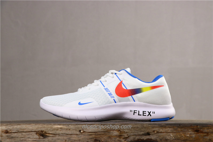 Nike Flex Experience RN 9 Fehér/Piros/Kék Cipők (AJ6809 008)